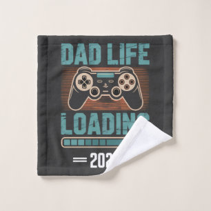 Expectant Father Dad Life Loading 2026 Wash Cloth