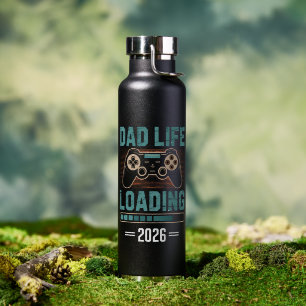 Expectant Father Dad Life Loading 2026 Water Bottle