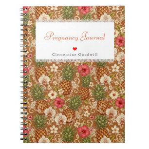 Expectant Mother Gift Pregnancy Planner Custom Notebook