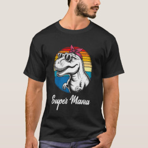 Expectant Mother Super MOM Pregnancy Funny Soon to T-Shirt