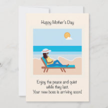 Expectant Mother's Day - Black Woman