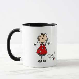 Expectant Mum of Twins Tshirts and Gifts Mug