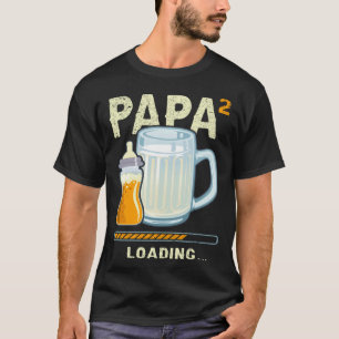 Expectant Papa papa to be future papa 2nd Grandchi T-Shirt