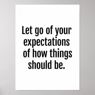 Expectations Poster
