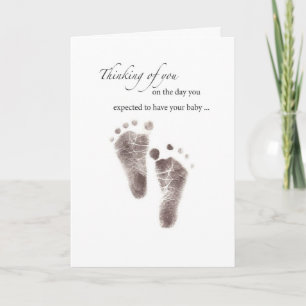 Expected Baby Footprints Announcement