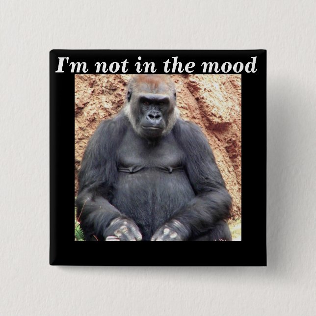 Expecting_ 15 Cm Square Badge (Front)