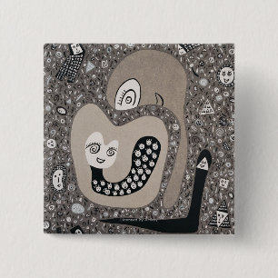 Expecting A Baby 15 Cm Square Badge