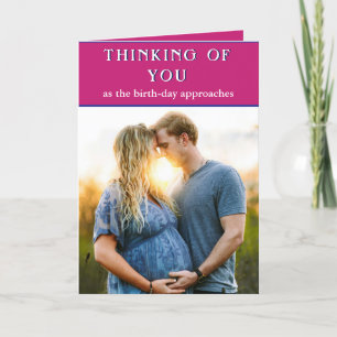 Expecting a baby thinking of you card