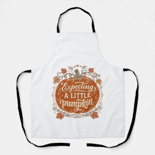 Expecting A Little Pumpkin Fall Pregnancy Shirt_1 Apron