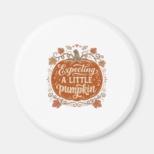 Expecting A Little Pumpkin Fall Pregnancy Shirt_1 Magnet