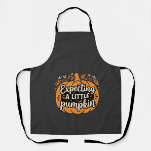 Expecting a Little Pumpkin Halloween Pregnancy Des Apron