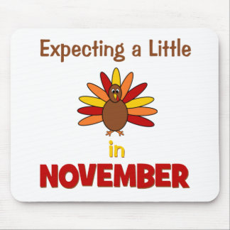 Expecting A Little Turkey in November! Mouse Pad