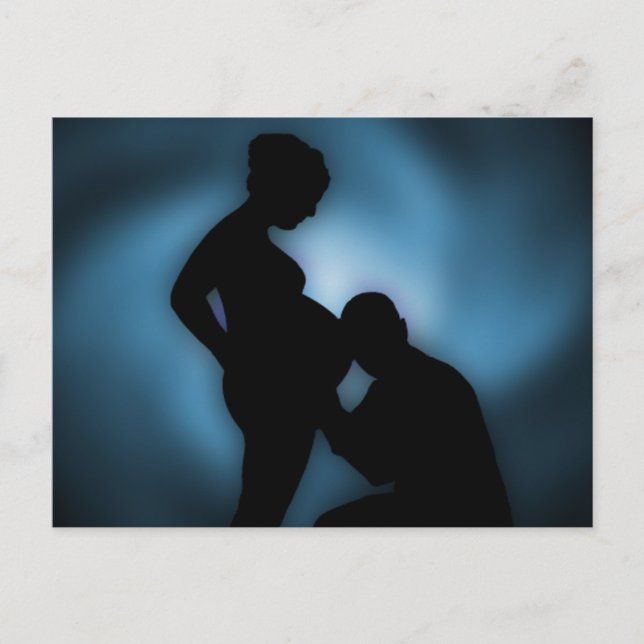 expecting baby postcard (Front)