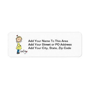 Expecting Baby T-shirts and Gifts Return Address Label