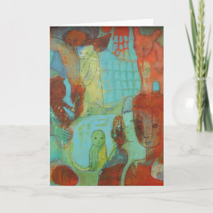 Expecting Clues Greeting Card