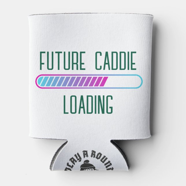 Expecting Dad Baby Reveal Future Caddie Loading Can Cooler (Front)