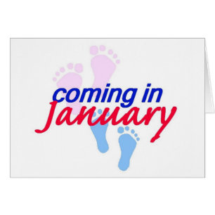 Expecting JANUARY Card