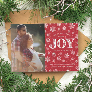 Expecting Joy Pregnancy Announcement Christmas
