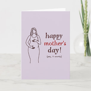 Expecting Mothers Day Love Card