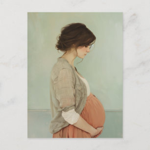 Expecting Mum Postcard