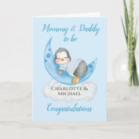 Expecting Parents Mummy & Daddy To Be Blue