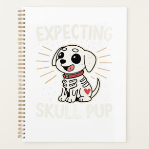 Expecting Skull Pup Halloween Planner