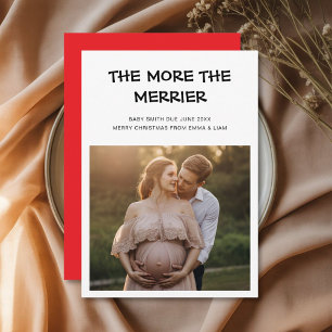 Expecting This Christmas baby Card