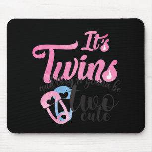 Expecting Twin Babies Mum I Two Cute Blessings In Mouse Pad