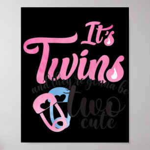 Expecting Twin Babies Mum I Two Cute Blessings In Poster