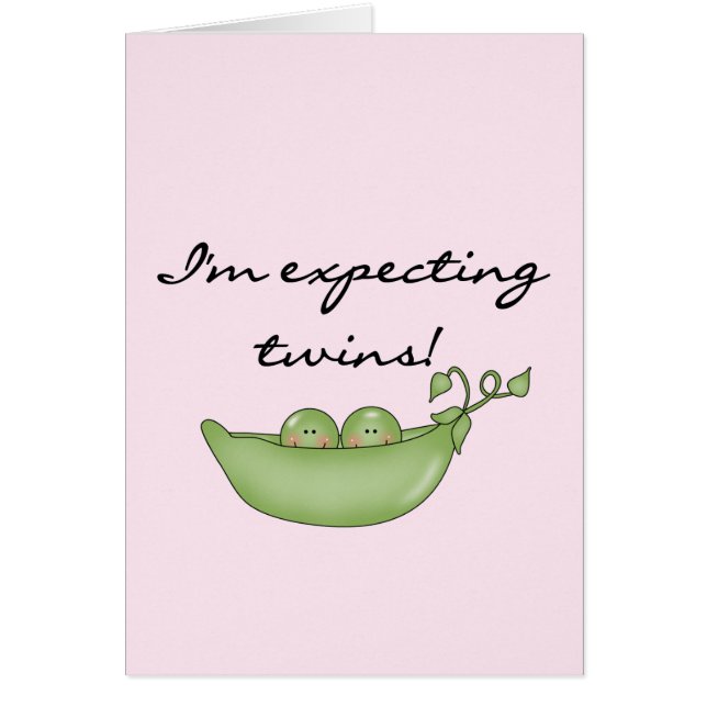 Expecting Twins - Peas in a Pod (Front)