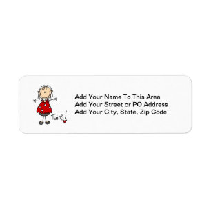 Expecting Twins T-shirts and Gifts Return Address Label