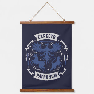 Expecto Patronum Vintage Silhouette Graphic Hanging Tapestry