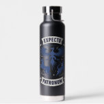 Expecto Patronum Vintage Silhouette Graphic Water Bottle<br><div class="desc">Channel the power of light with this bold Expecto Patronum design, inspired by one of the most iconic spells in the wizarding world. Featuring a striking crest-style composition with majestic Patronus forms, lightning bolt accents, feathers, and sparkling magical details, this artwork captures the strength and protection embodied by the Patronus...</div>