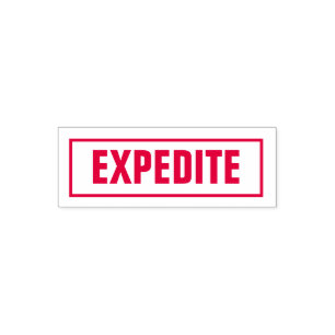 Expedite for business documents self-inking stamp