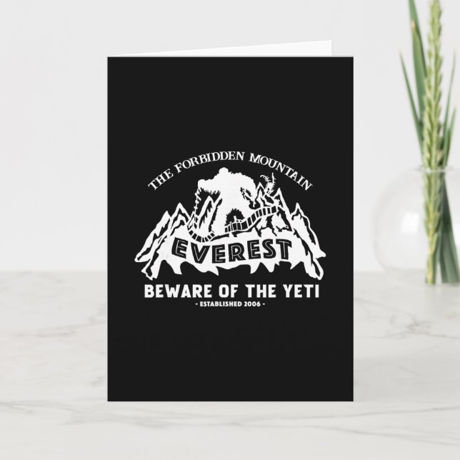 Expedition Everest  Card (Front)