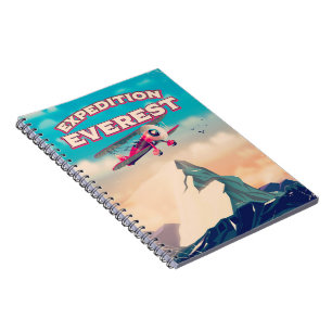 Expedition Everest Travel poster Notebook