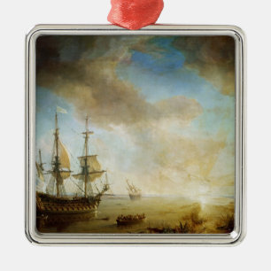 Expedition of Robert Cavelier de La Salle Metal Tree Decoration
