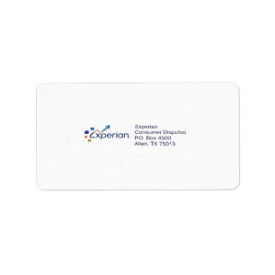 Experian Mailing Labels