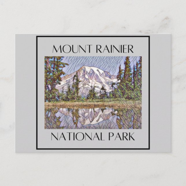 Experience Mount Rainier Postcard (Front)