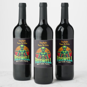 Experience Roswell’s Cosmic Adventure Park! Wine Label
