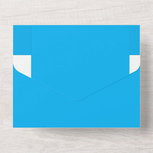 Experience the Beauty of a Blue Sky with a Plane All In One Invitation