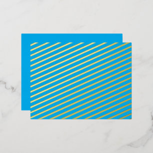 Experience the Beauty of a Blue Sky with a Plane Foil Holiday Postcard