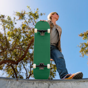 Experience the Beauty of a Vibrant Blue Sky Image Skateboard
