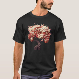 Experience the Magic of Cherry Blossoms Poly Vecto T-Shirt