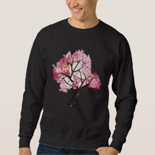 Experience the Magic of Cherry Blossoms Tree Geome Sweatshirt