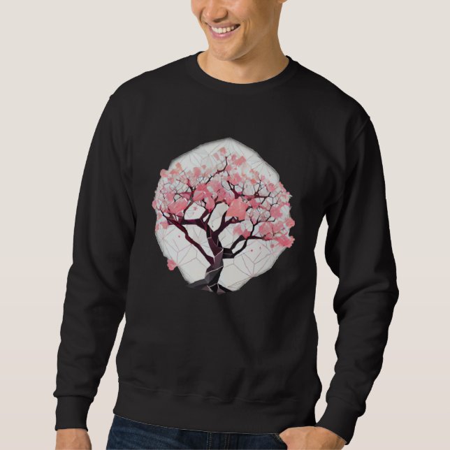Experience the Magic of Cherry Blossoms with this  Sweatshirt (Front)