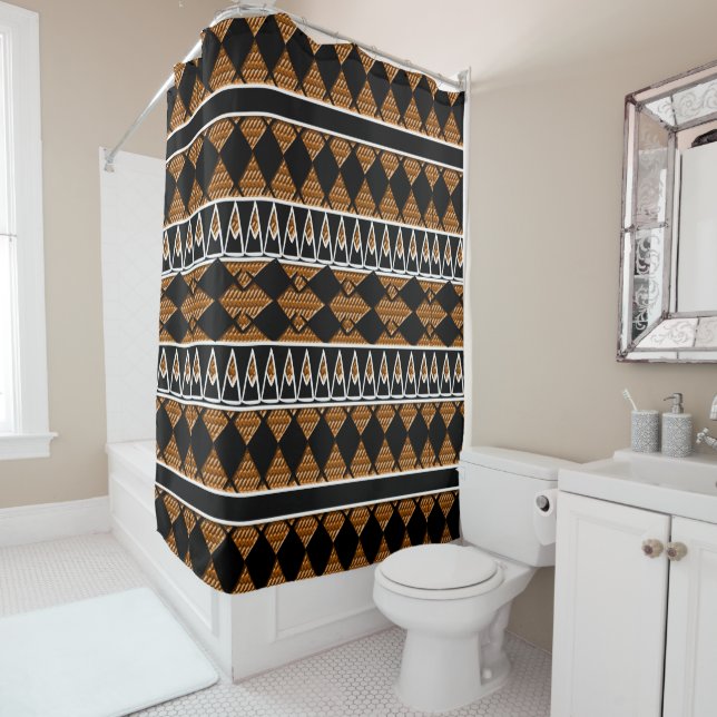 Experience the Spirit of Africa Shower Curtain (In Situ)