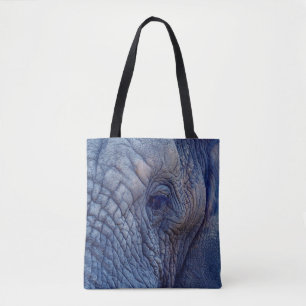 EXPERIENCE WALK WITH THE ELEPHANTS HOW ABOUT HUGGI TOTE BAG