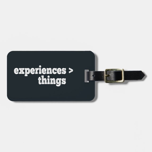 Experiences > Things Luggage Tag (Front Horizontal)