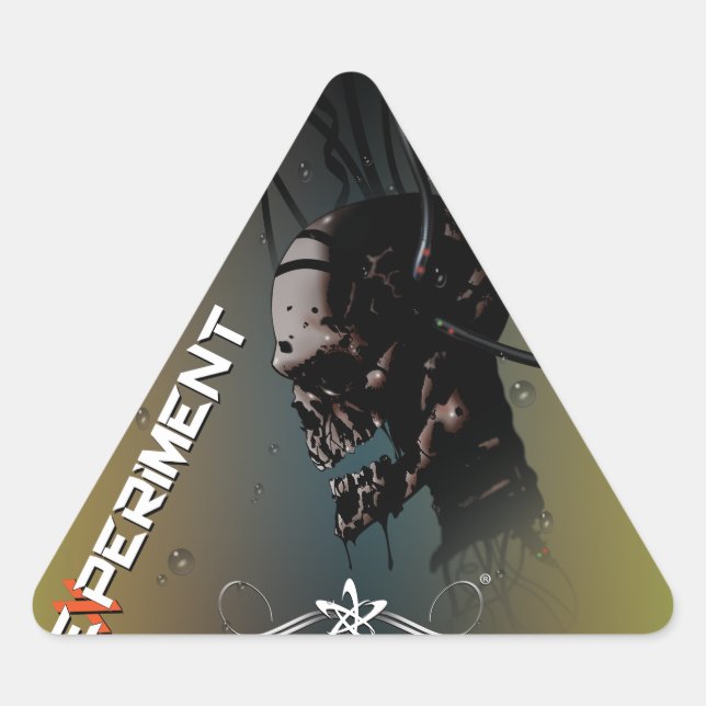 EXPERIMENT TRIANGLE STICKER (Front)